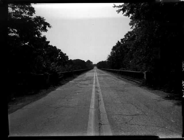 AR-7 Looking east, showing roadway of west approach